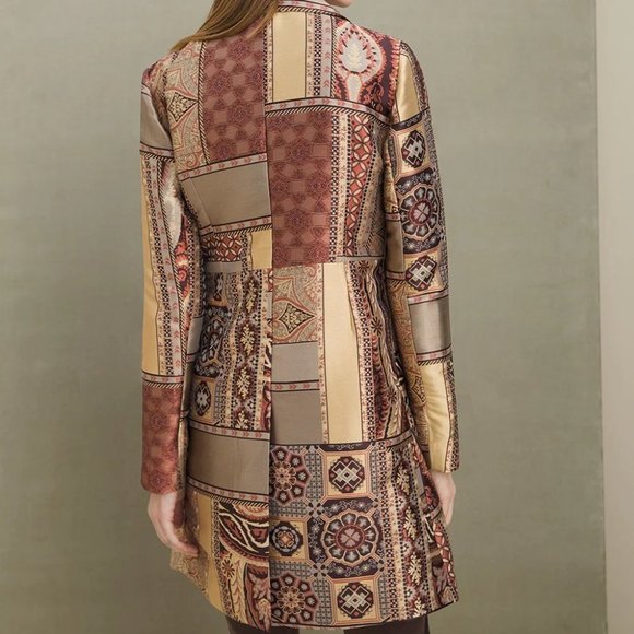 NWOT Chico's Tapestry Dreams Evening Coat - Picture 2 of 11